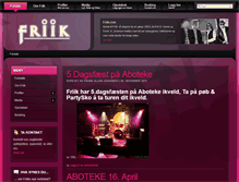 Tablet Screenshot of friik.com